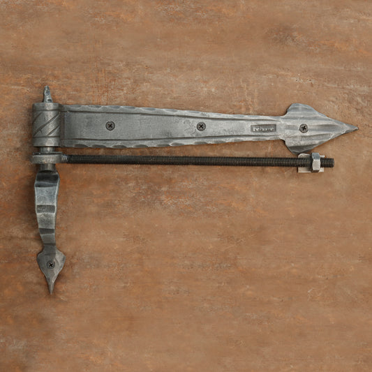 The Home Hand Forged Iron Hardware Iron Door Hinge Medium MS-82