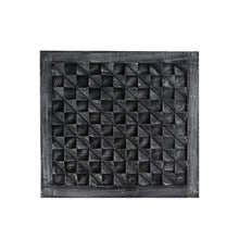 Load image into Gallery viewer, The Home Wall Square Panel 3D Triangle Grey Black
