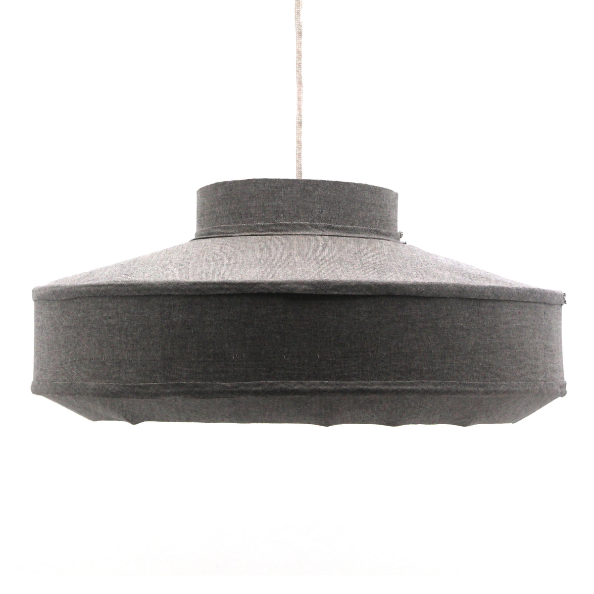 The Home Hanging Lamp Cotton Light Grey - Large