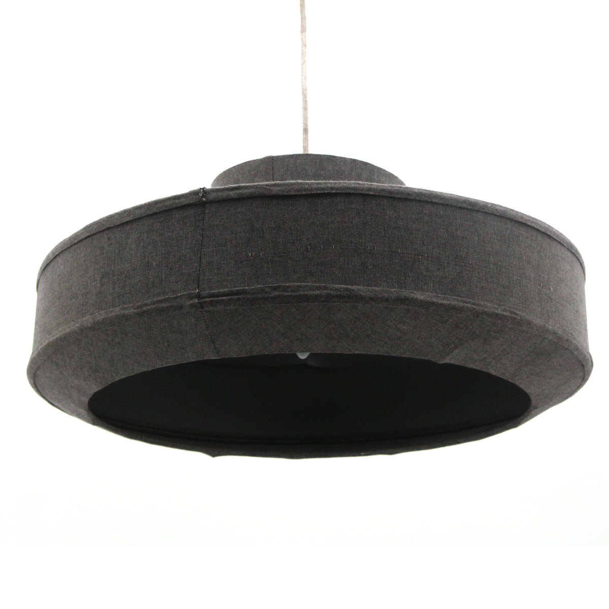 The Home Hanging Lamp Cotton Light Grey - Large
