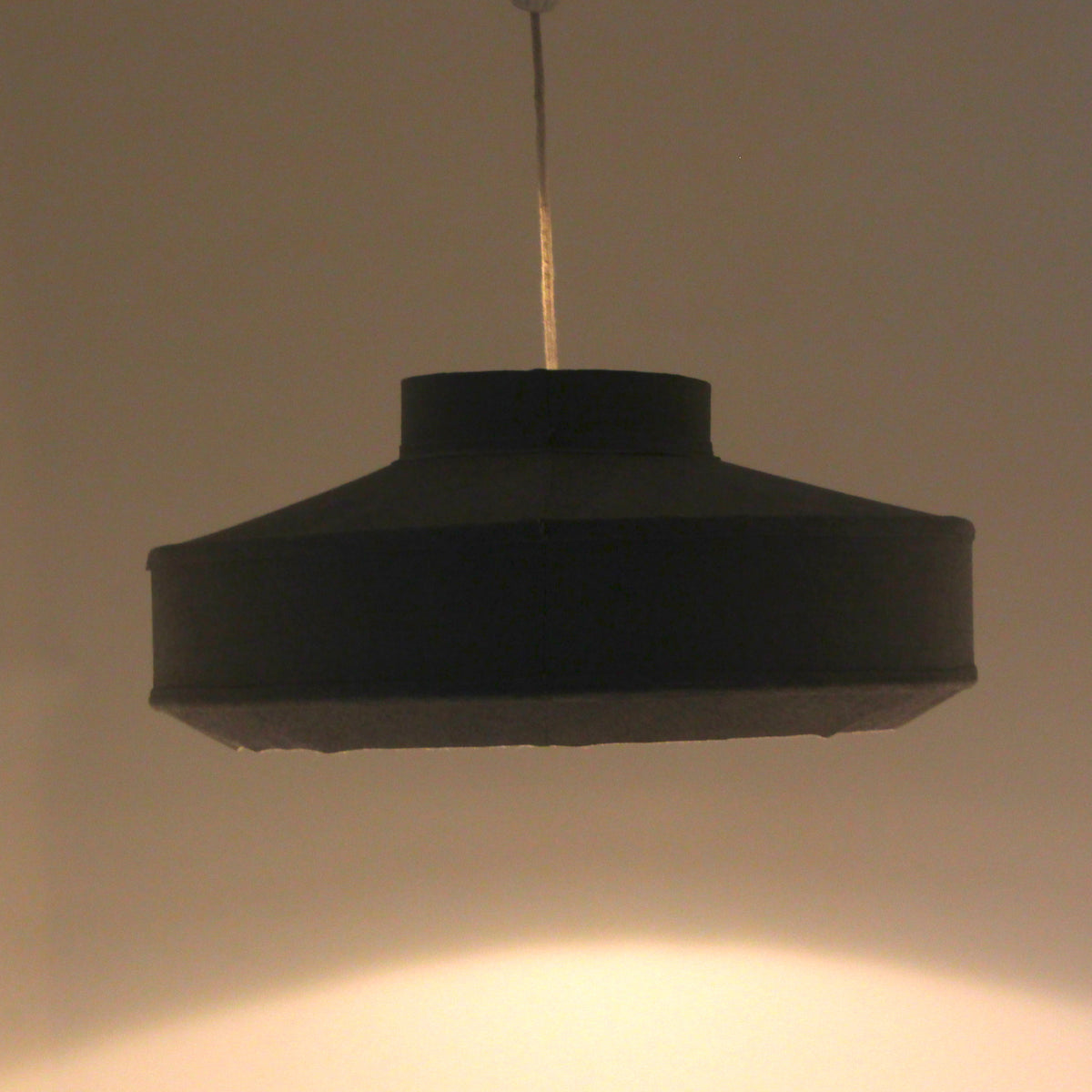 The Home Hanging Lamp Cotton Light Grey - Large
