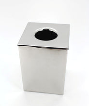 Load image into Gallery viewer, The Home Stainless Steel Waste Basket W/LID Chrome
