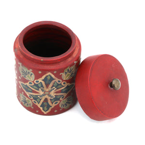 The Home Painted Canister 141499 Red