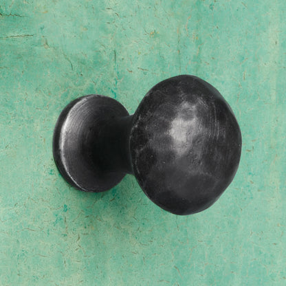 The Home Hand Forged Iron Hardware Iron Knob HC-1161-3X3X4.5CM