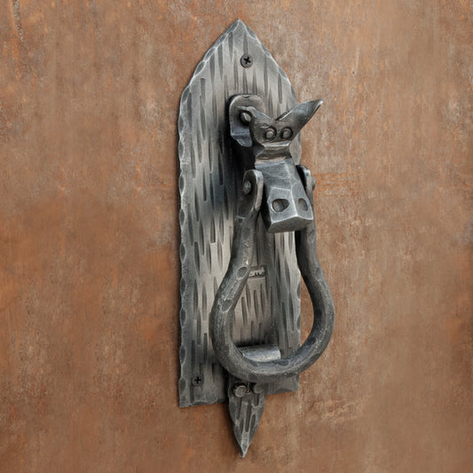 The Home Hand Forged Iron Hardware Iron Door Knocker HC-411