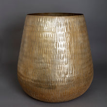 Load image into Gallery viewer, The Home Barrel Planter Medium Gold GD1205
