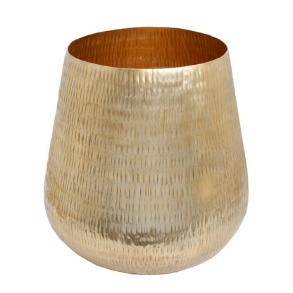 The Home Barrel Planter Medium Gold GD1644-C
