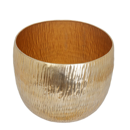 The Home Big Round Planter Gold GD876-B – image 3