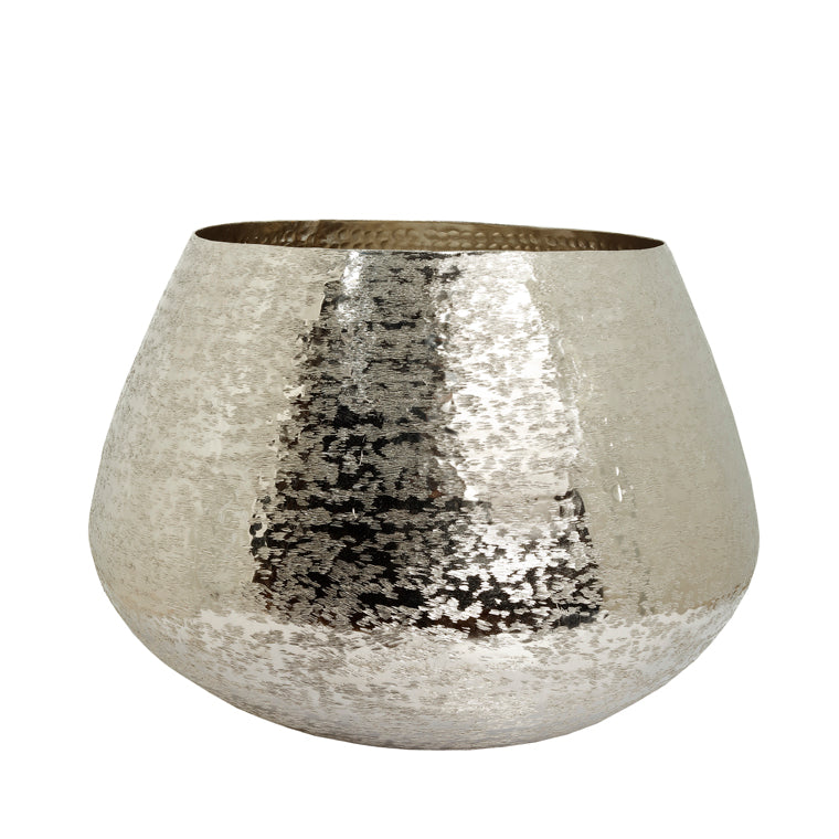 The Home Big Small Planter Hammered Silver NL1418-B – image 2