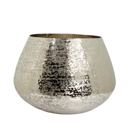 The Home Big Small Planter Hammered Silver NL1418-B – image 2
