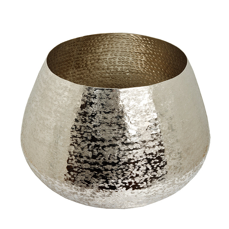 The Home Big Small Planter Hammered Silver NL1418-B – image 3