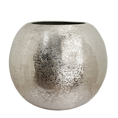 The Home Flower Pot Planter Textured Silver Big BN1500-A – image 2