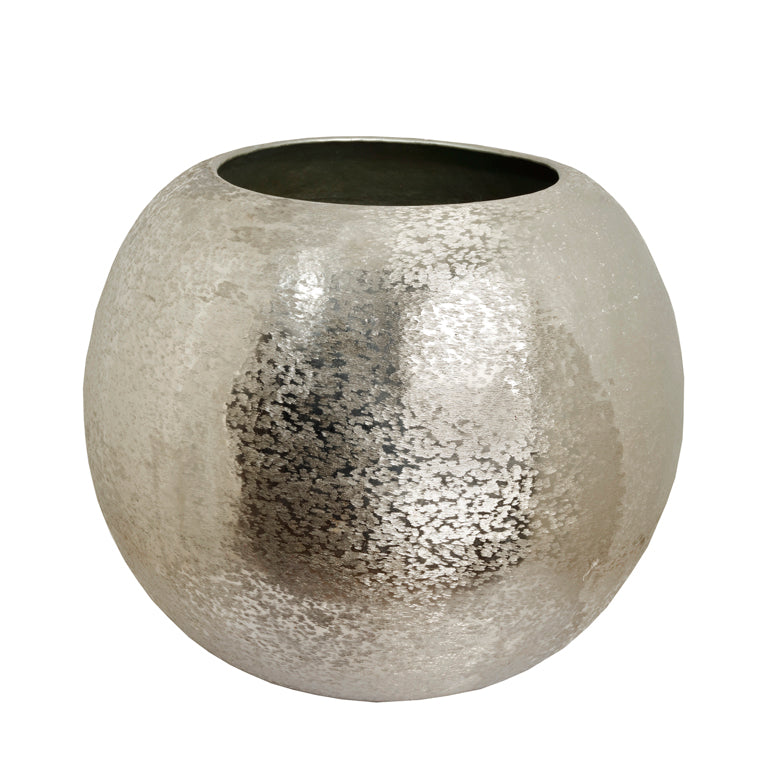 The Home Flower Pot Planter Textured Silver Big BN1500-A – image 3
