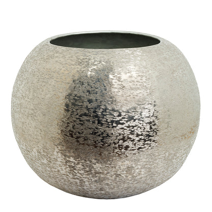 The Home Flower Pot Planter Textured Silver Small BN1500-C – image 2