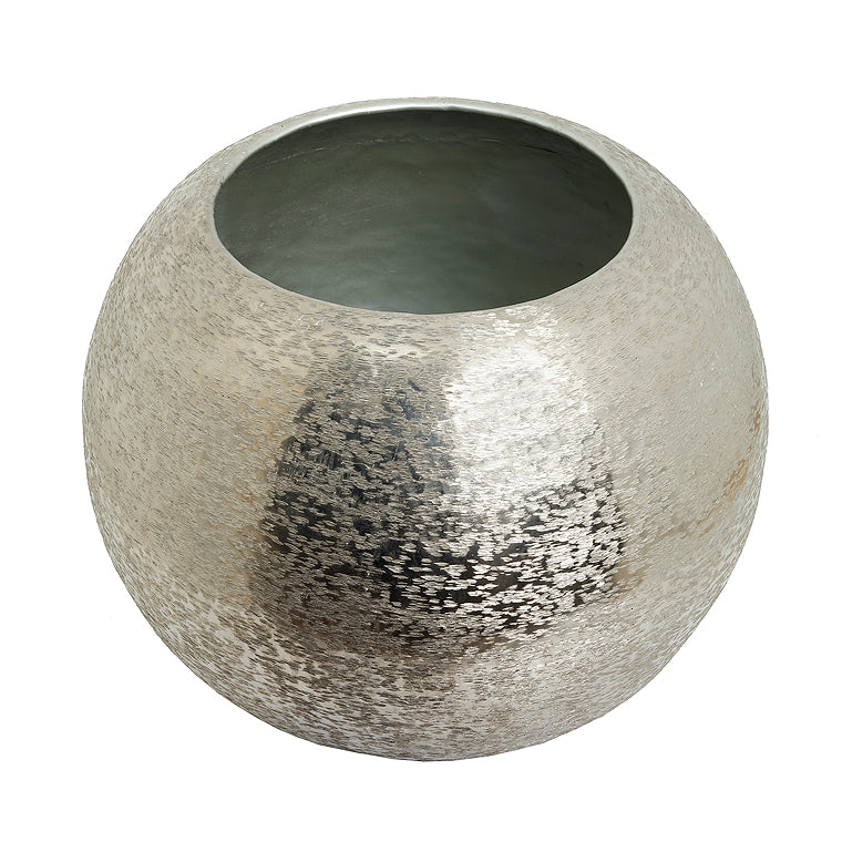 The Home Flower Pot Planter Textured Silver Small BN1500-C – image 3