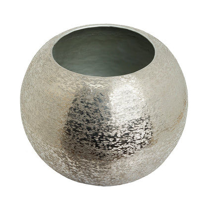 The Home Flower Pot Planter Textured Silver Small BN1500-C – image 3