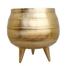 Load image into Gallery viewer, The Home Pot Planter with Legs Gold GD1402-B
