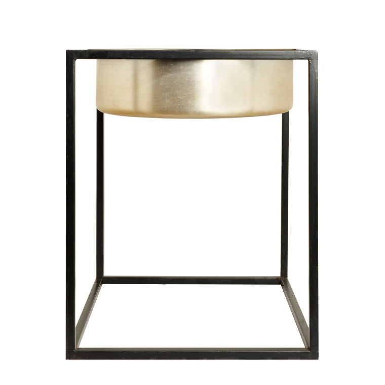 The home Pot with Stand Planter Gold GD1097-A – image 2