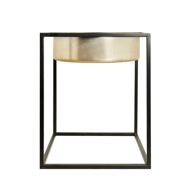 The home Pot with Stand Planter Gold GD1097-B – image 2