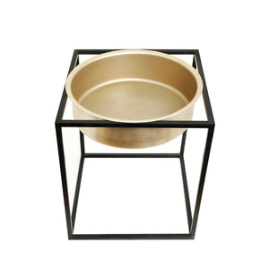 The home Pot with Stand Planter Gold GD1097-B