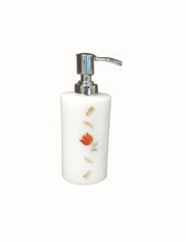 Load image into Gallery viewer, The Home Marble Lotion Dispenser Red Inlay
