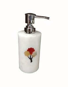 The Home Marble Lotion Dispenser Tree Inlay