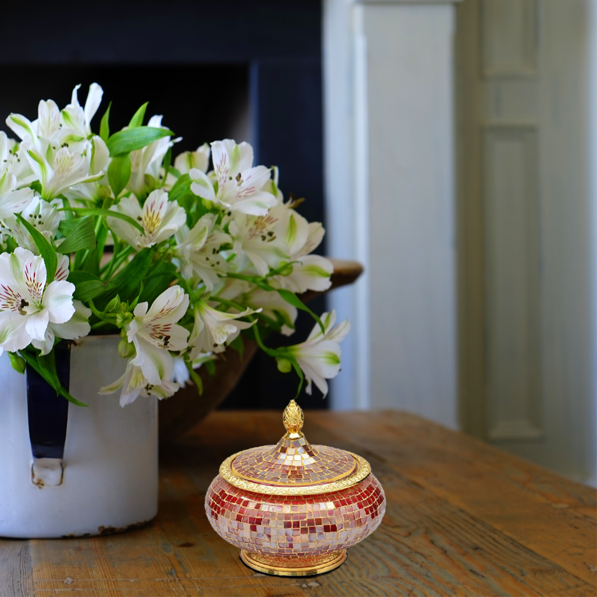 The Home Box With Lid Red Gold 13134-Bag-LB – image 4
