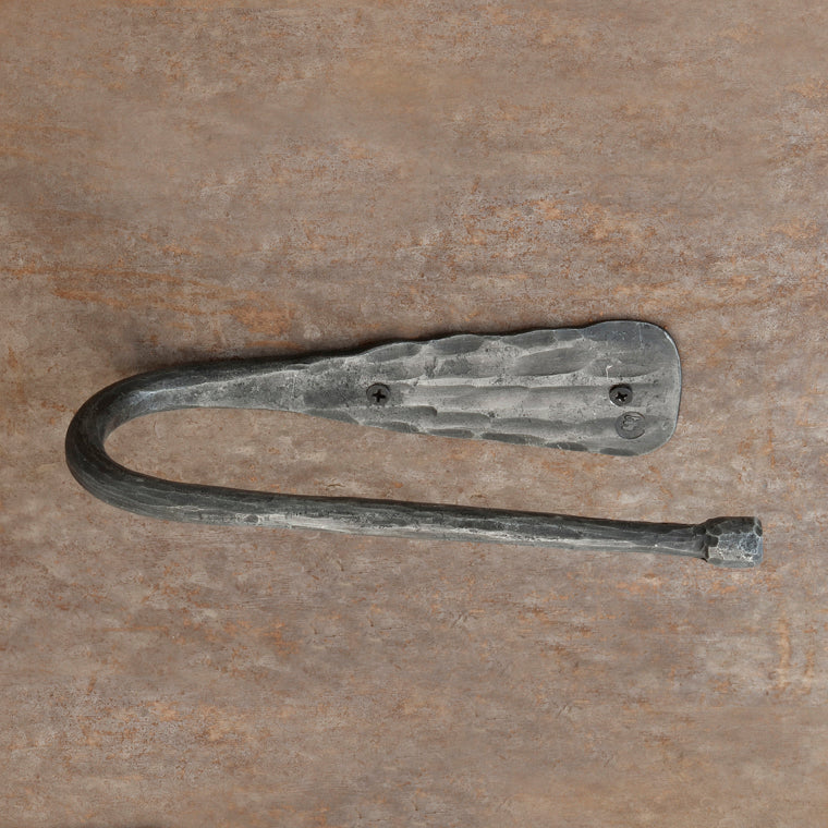 The Home Hand Forged Iron Hardware Iron Toilet Paper Holder MS-48