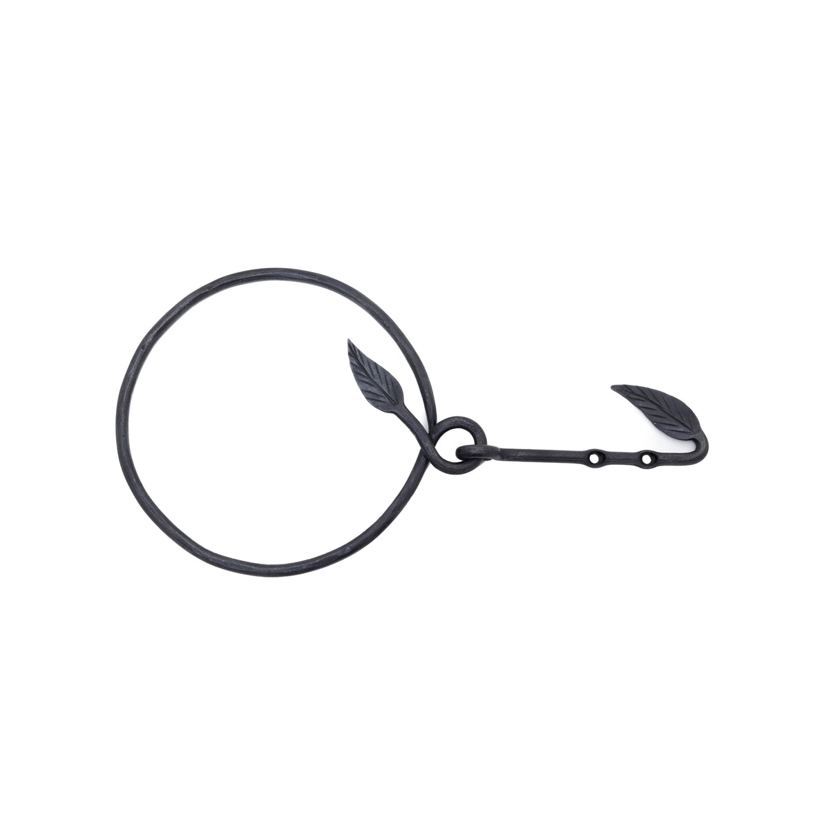The Home Hand Forged Iron Hardware Iron Towel Hanger Round HC-350