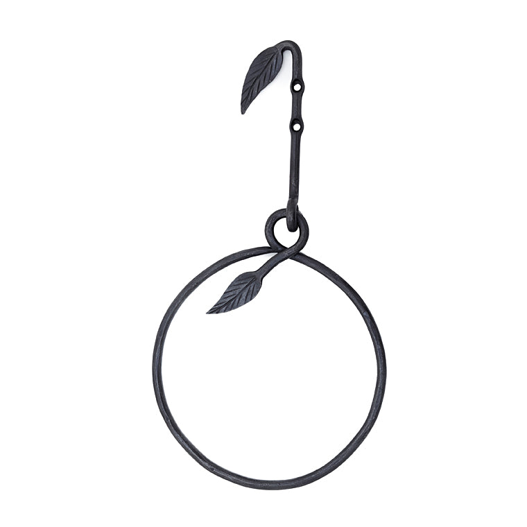 The Home Hand Forged Iron Hardware Iron Towel Hanger Round HC-350