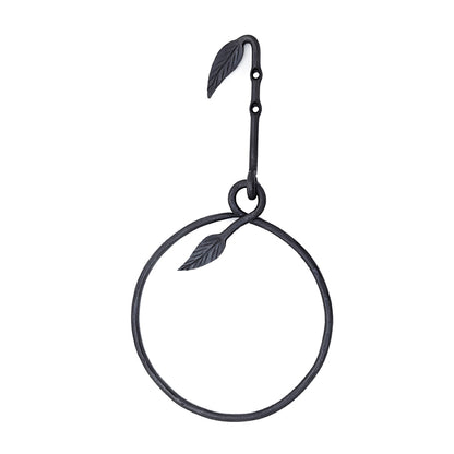 The Home Hand Forged Iron Hardware Iron Towel Hanger Round HC-350