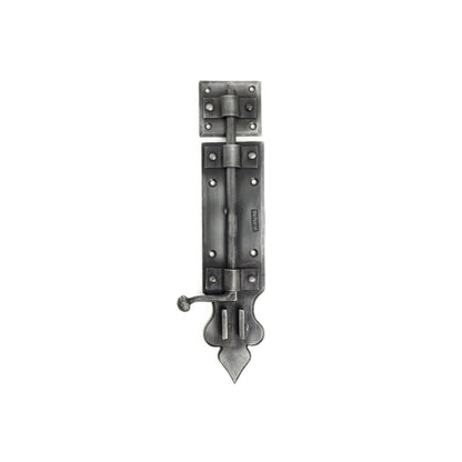 The Home Hand Forged Iron Hardware Iron Tower Bolt HC-1141A – image 2