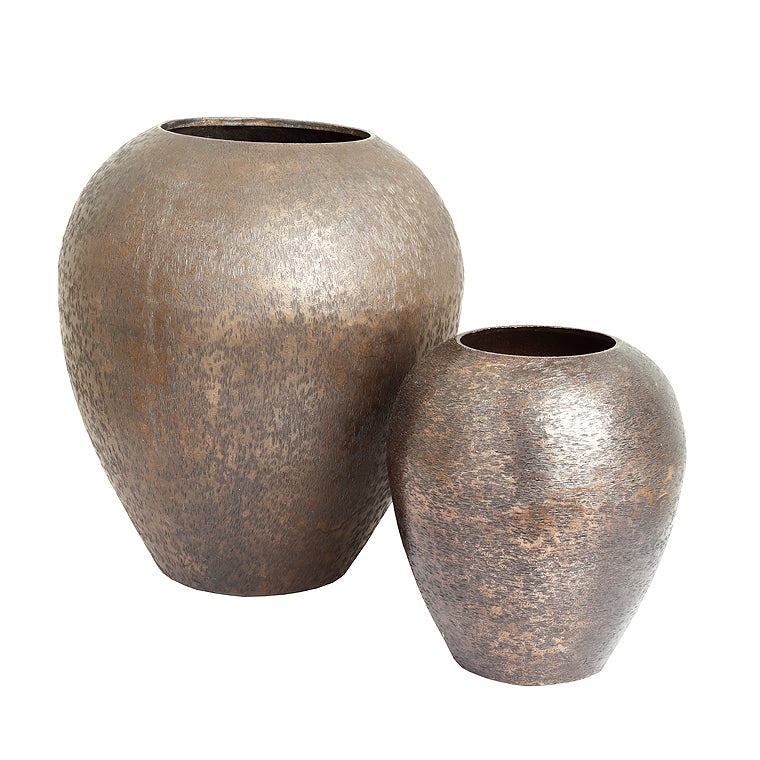 The home Vase Antique Black & Gold 1474-A