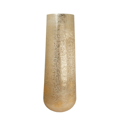 The home Medium Conical Planter Brush Gold 1498-B