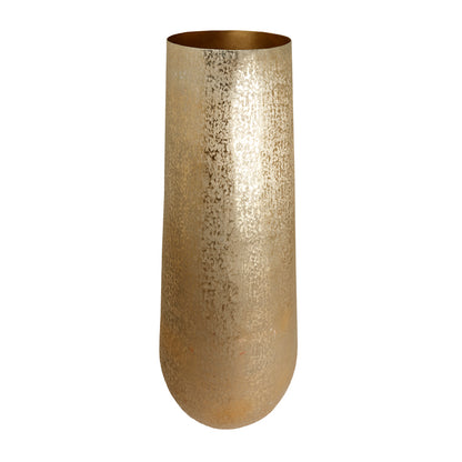 The home Medium Conical Planter Brush Gold 1498-B