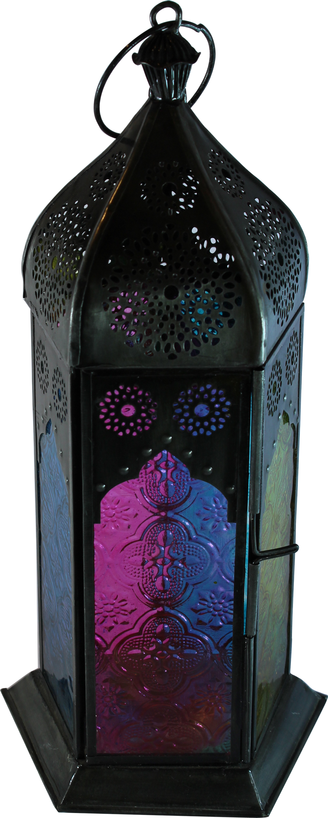 The Home Hanging Lantern Antique Multicolor G61